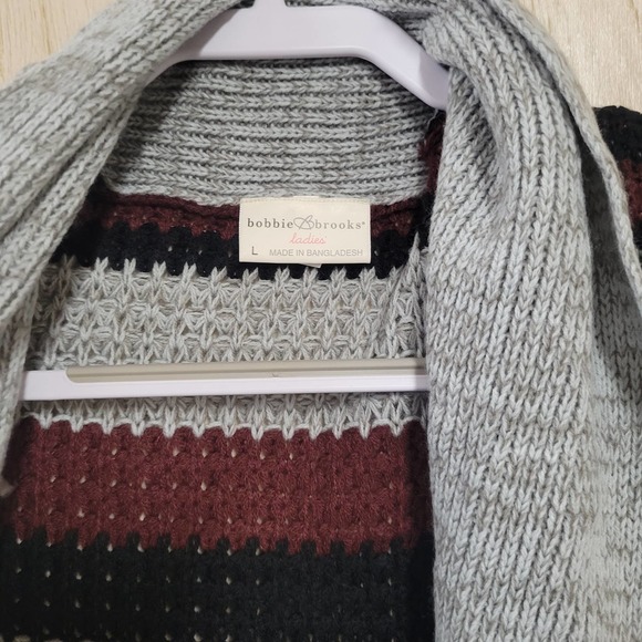 Bobbie Brooks Knitted Cardigan Sweater L - Picture 4 of 5